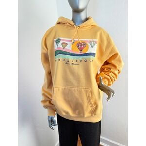 Vintage 90s Prairie Mountain Albuquerque NM‎ Balloon Fiesta Hoodie L